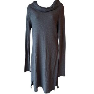 James Perse Standard‎ Dark Gray Long Sleeve Dress Size 2 Medium USA